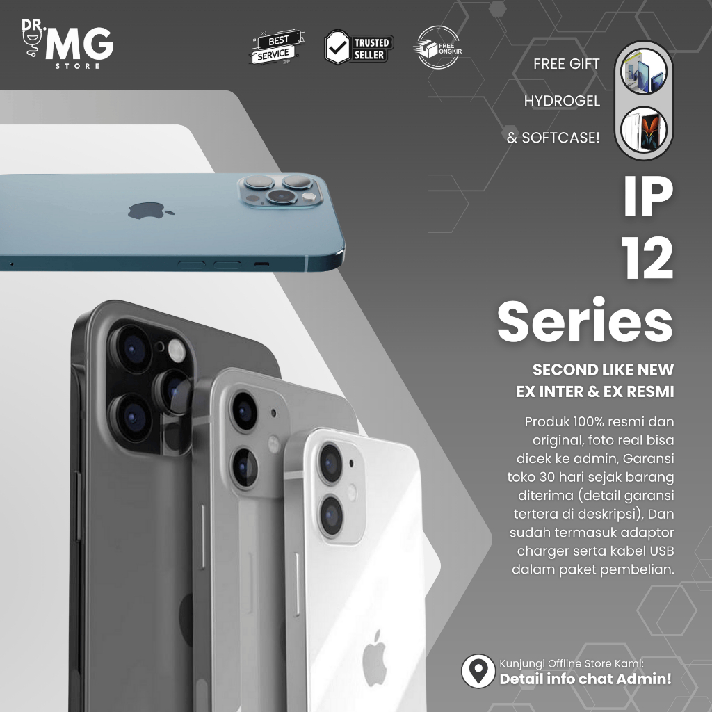 Jual Resmi | iPhone 12 Pro Max | iPhone 12 Pro | iP 12 512gb | 256gb ...