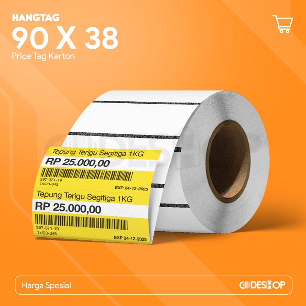 Jual Kertas Harga Barang Price Tag Rak Gondola Supermarket Minimarket ...