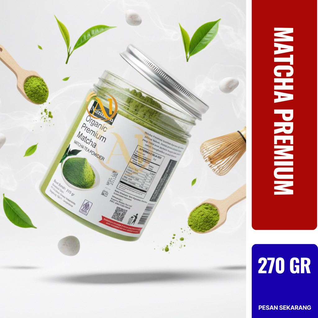 Jual Matcha Powder 270GR - Minuman Pure Premium - Bubuk Matcha Murni ...