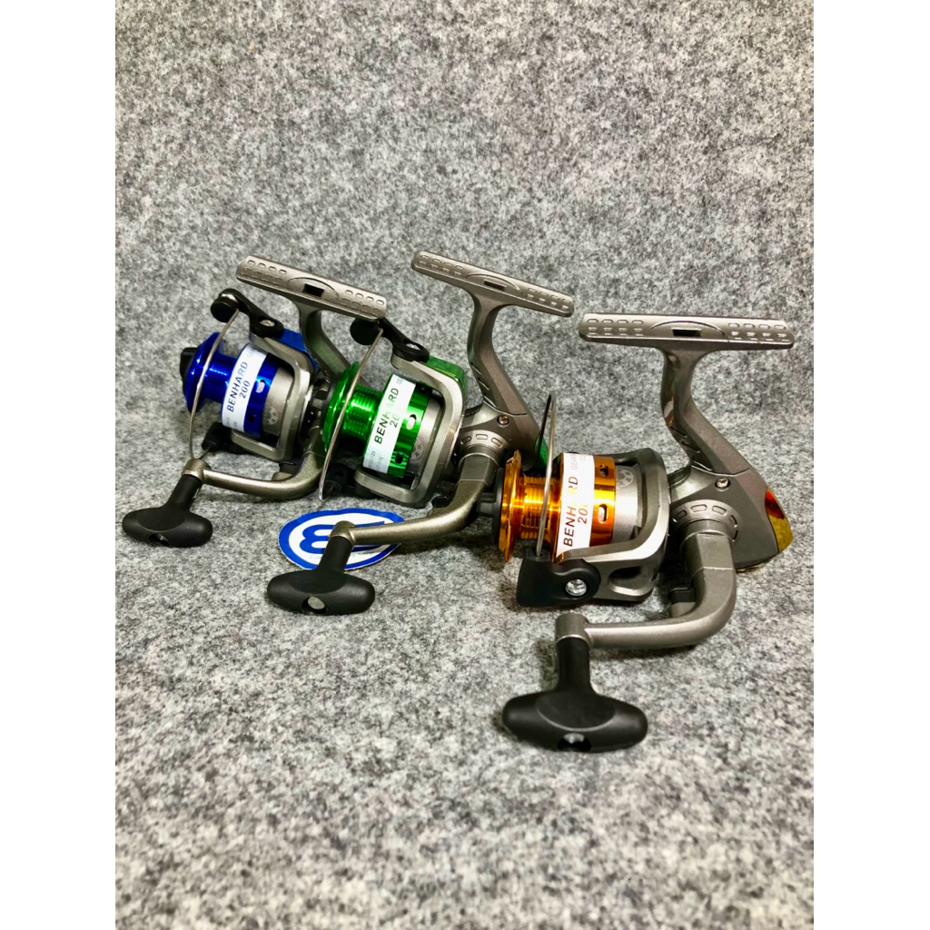 Jual REEL PANCING PEMULA REEL SPINNING MURAH UNO BENHARD SPOOL BESI ...