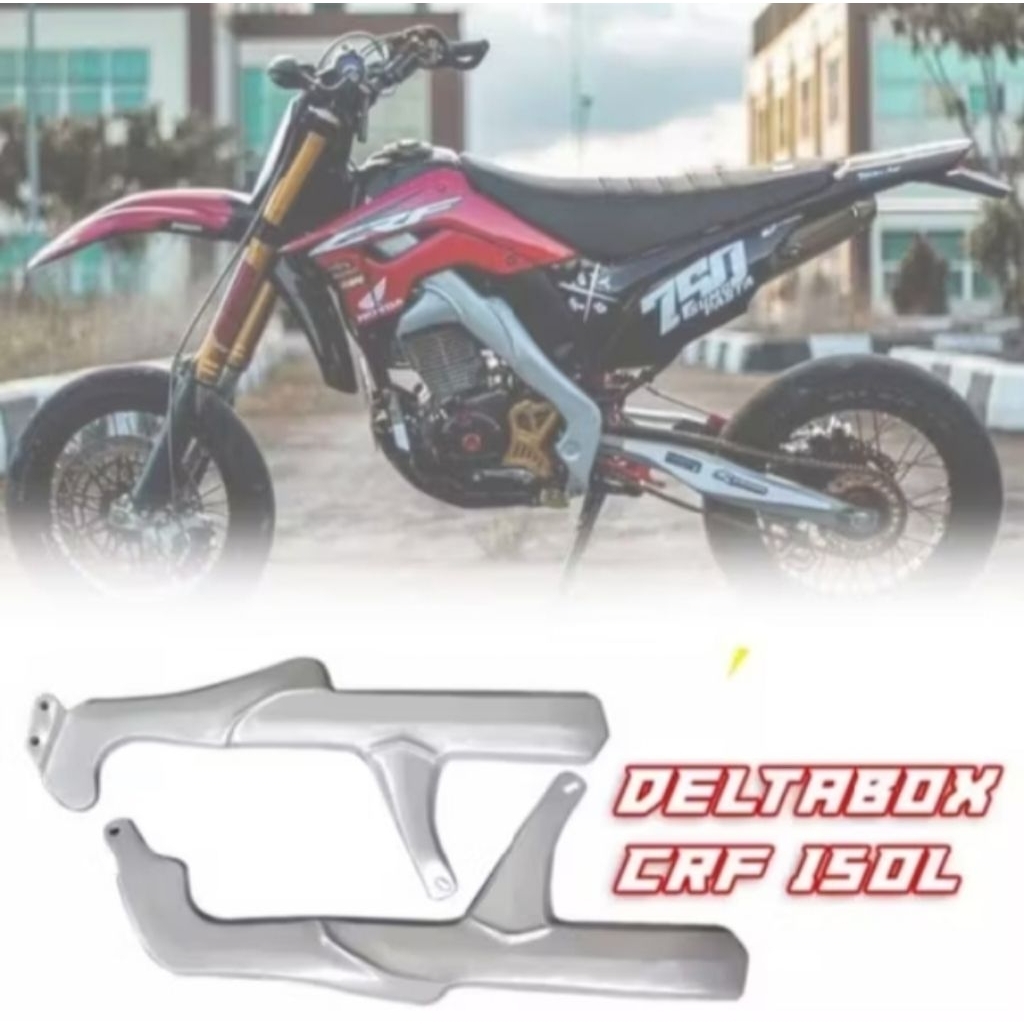 Jual DELTABOX HONDA CRF 150 L ALMUNIUM GAGAH DAN TEBAL | Shopee Indonesia