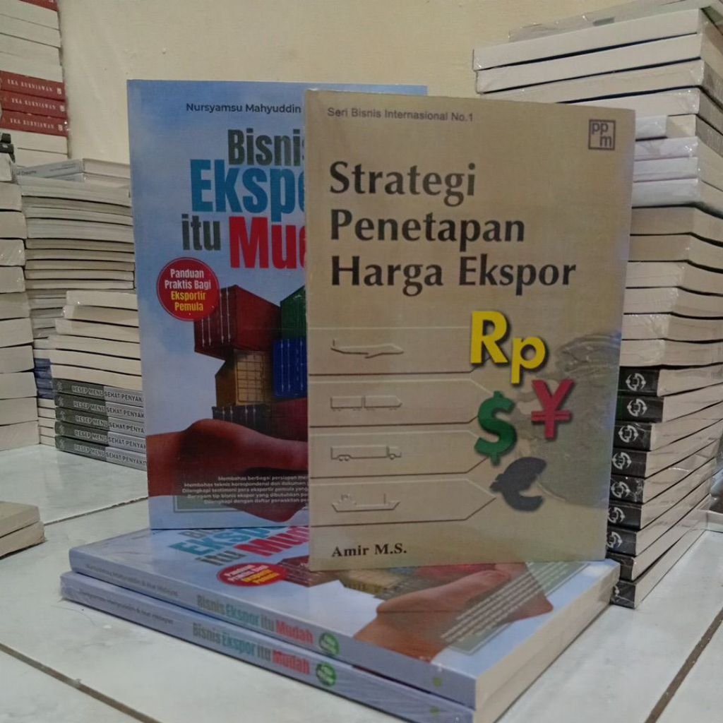 Jual Paket hemat 2 buku bisnis ekspor itu mudah + strategi penetapan ...