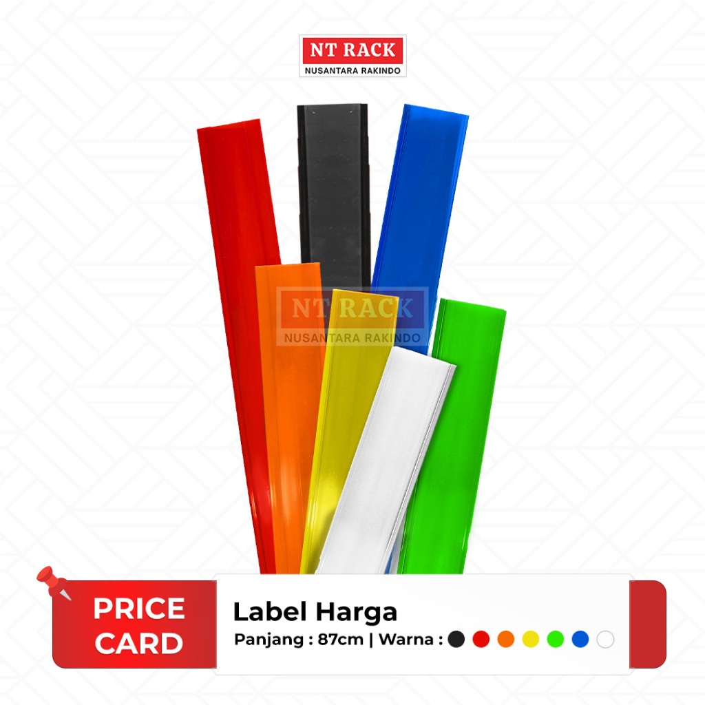 Jual Price Tag Price Card Price Rail Mika Label Harga Papan Harga Rak ...