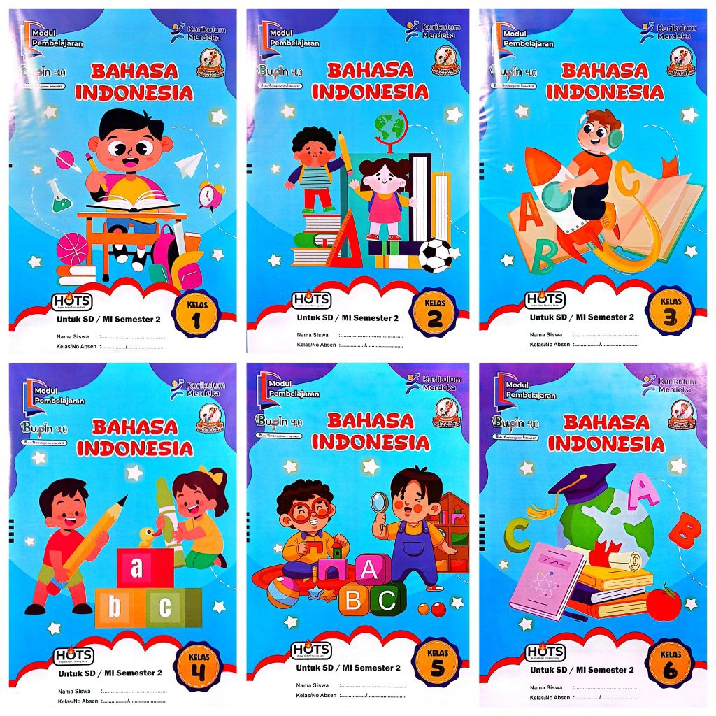 Jual LKS SD MI BAHASA INDONESIA KELAS 1 2 3 4 5 6 SEMESTER 2 GENAP TA ...