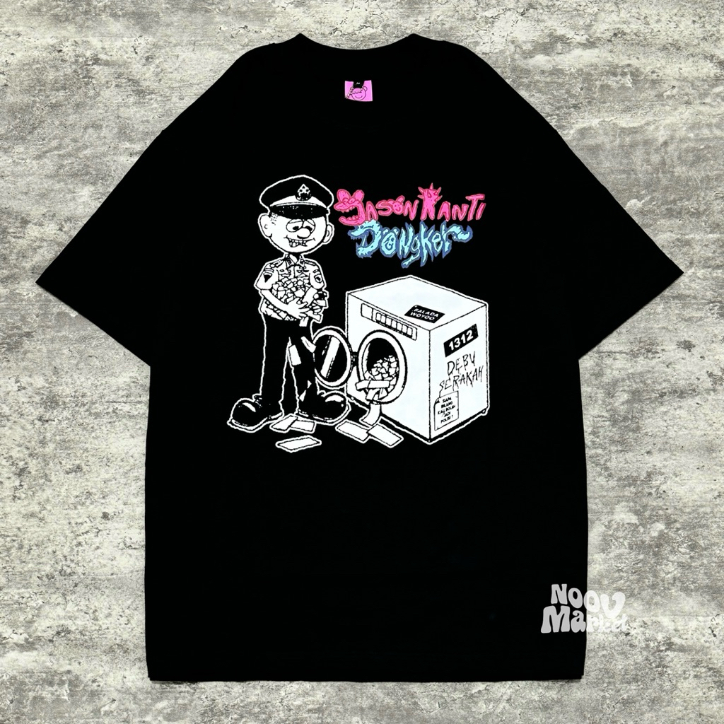 Jual NOOV MUSIC Tshirt Baju Kaos Tshirt Jason Ranti X Dongker - Aku ...