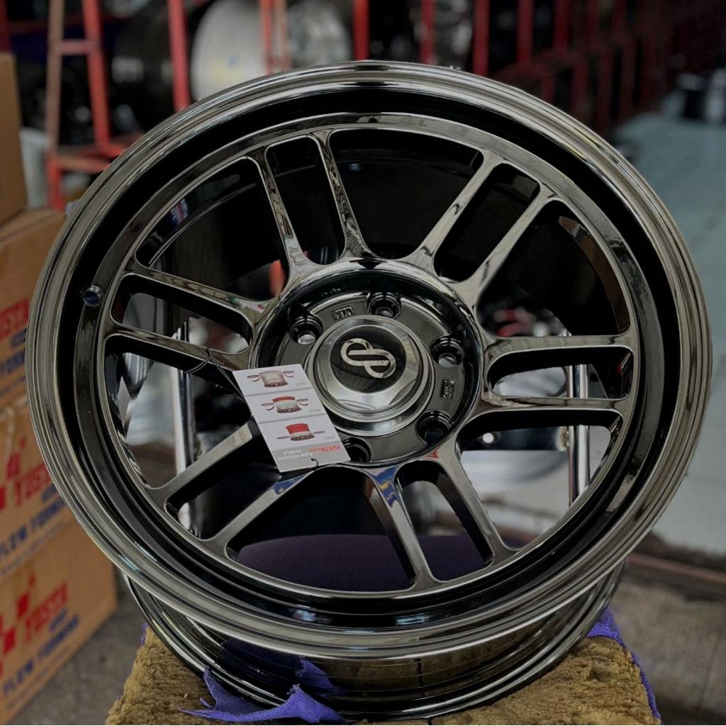 Jual velg ring 18 enkei rpt black chrome lebar 9 velg mobil ring 18 ...