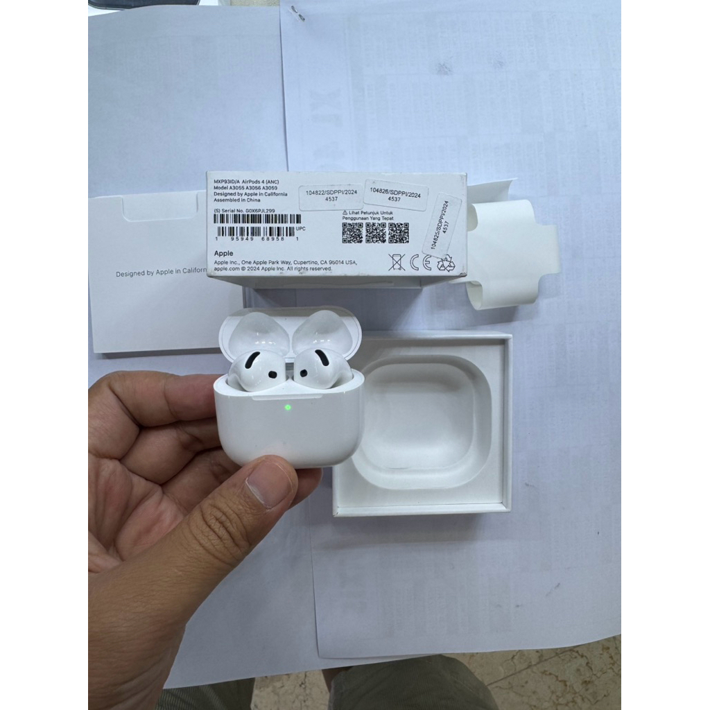 Jual (ibox) Airpods 4 ANC | Airpods Gen 4th ANC original fulset garansi ...