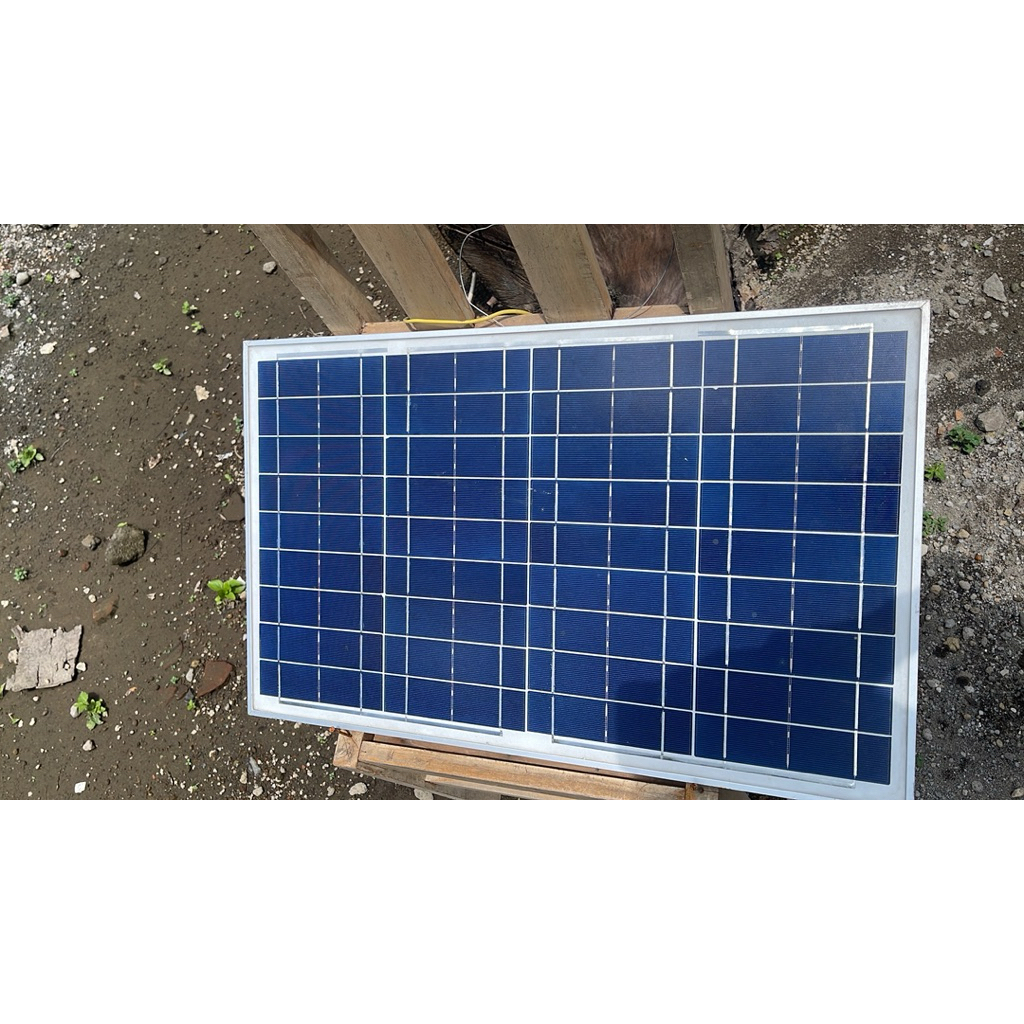 Jual panel surya 50 wp solar panel 50 watt | Shopee Indonesia