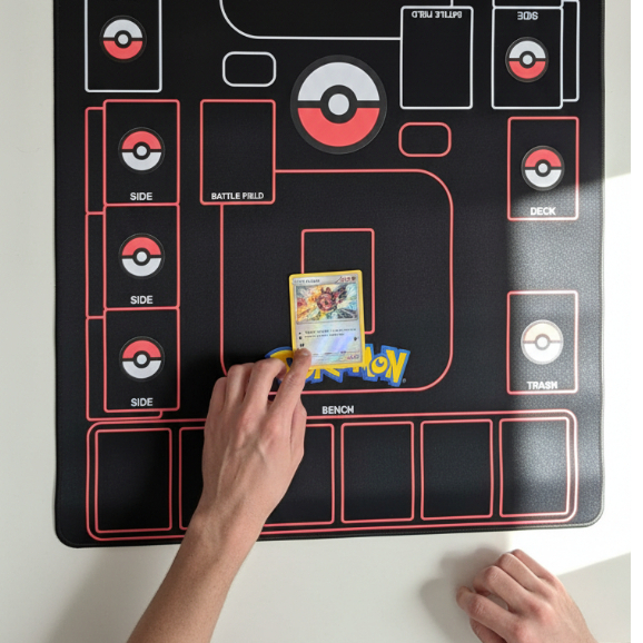 can you play one piece card game online Amazon.com: Extalas Playmat for Trading Card Game – 2-Player Trainer Mat  with 31 Damage Counters and Professional Storage Bag : Toys & Games main image 0