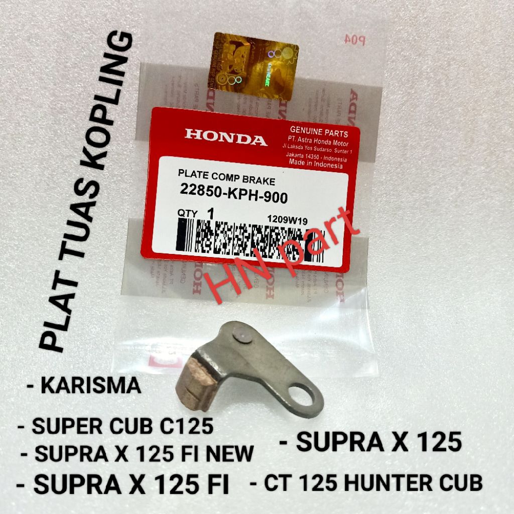 Jual PLATE COMP BRAKE TUAS SENDOK KOPLING SUPRA X 125 KARISMA SUPRA X ...
