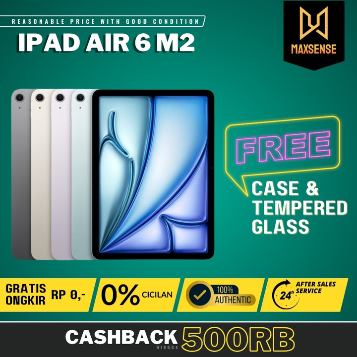 iPad Air 6 M2 11 Inch | 13 inch iPad Air 6 Gen 6 6th 256GB 128GB Second Original