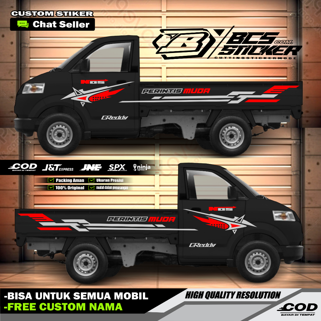 Jual NEW COD PROMO STIKER STICKER CUTTING MOBIL PICK UP APV SPORT/APV ...