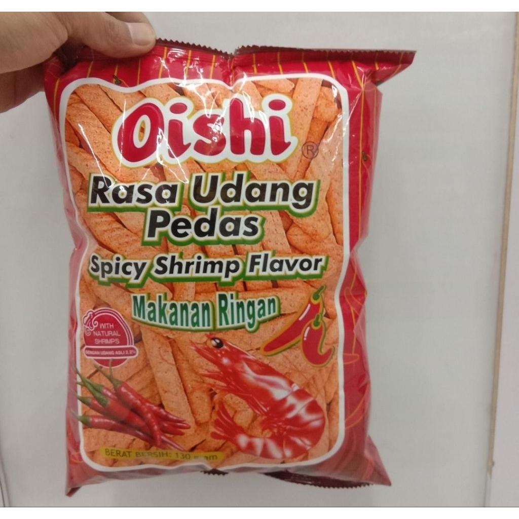 Jual Snack Ciki Oishi Rasa Udang pedes | Shopee Indonesia