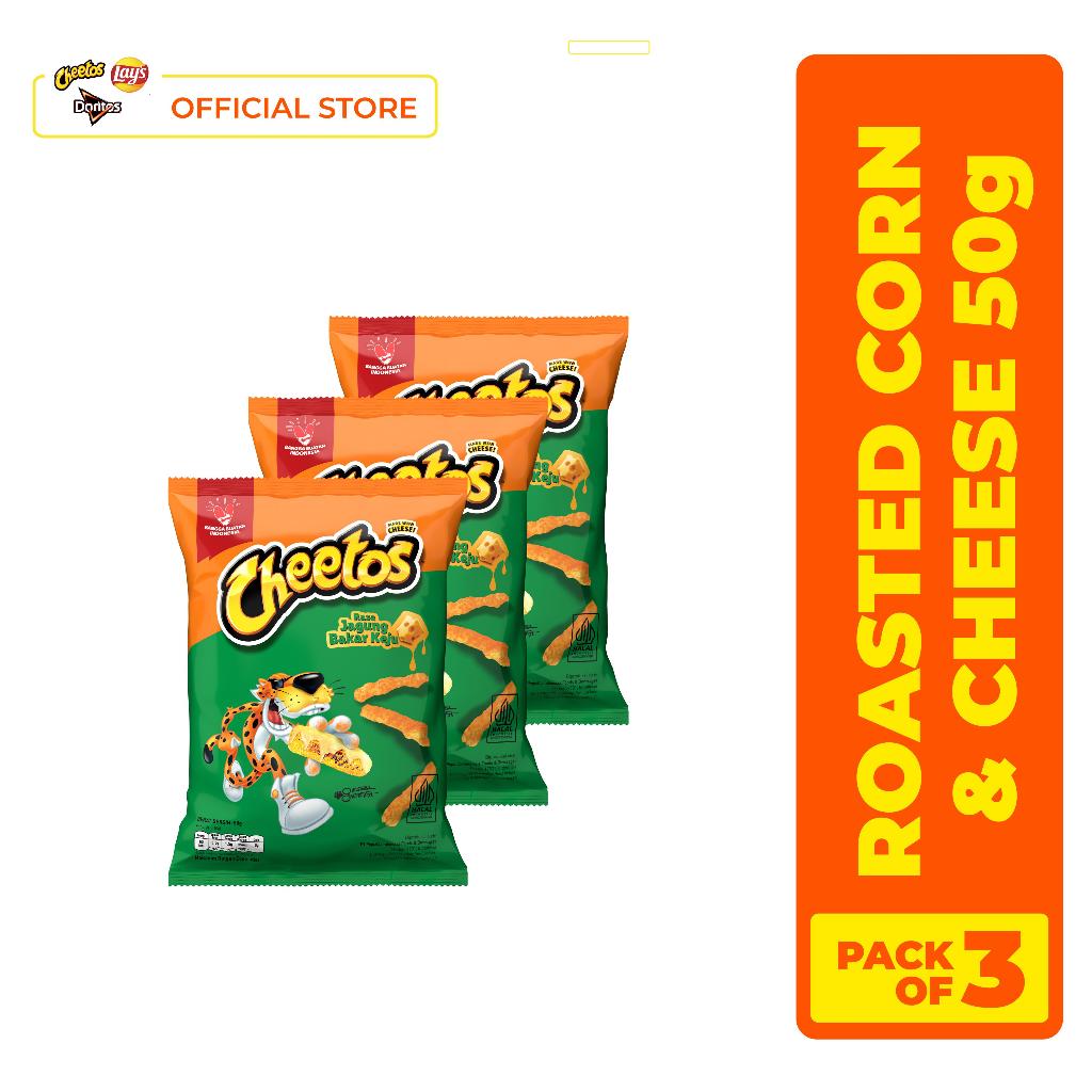 Jual Cheetos Makanan Ringan Rasa Jagung Bakar Keju 60gr - Pack of 3 ...