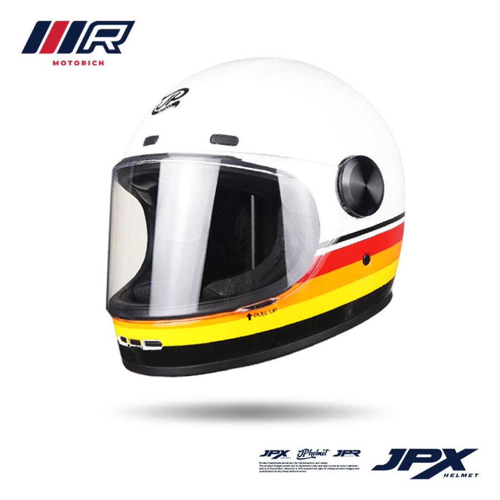 Jual JP ROKR HELM FULL FACE RETRO SNI DAN DOT | Shopee Indonesia