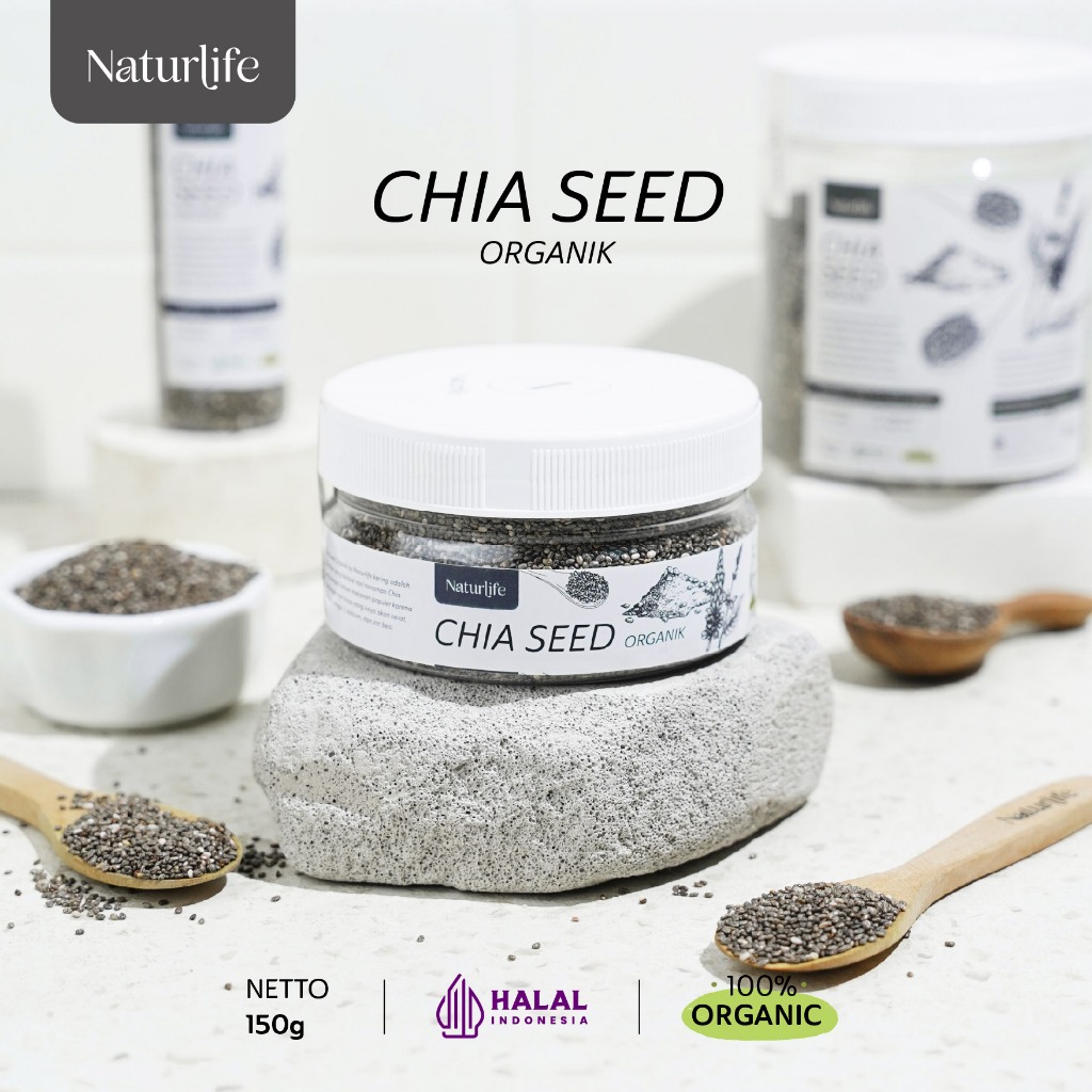 Jual CHIA SEEDS 150G / CHIA SEEDS ORGANIC / CHIA SEEDS UNTUK DIET ...