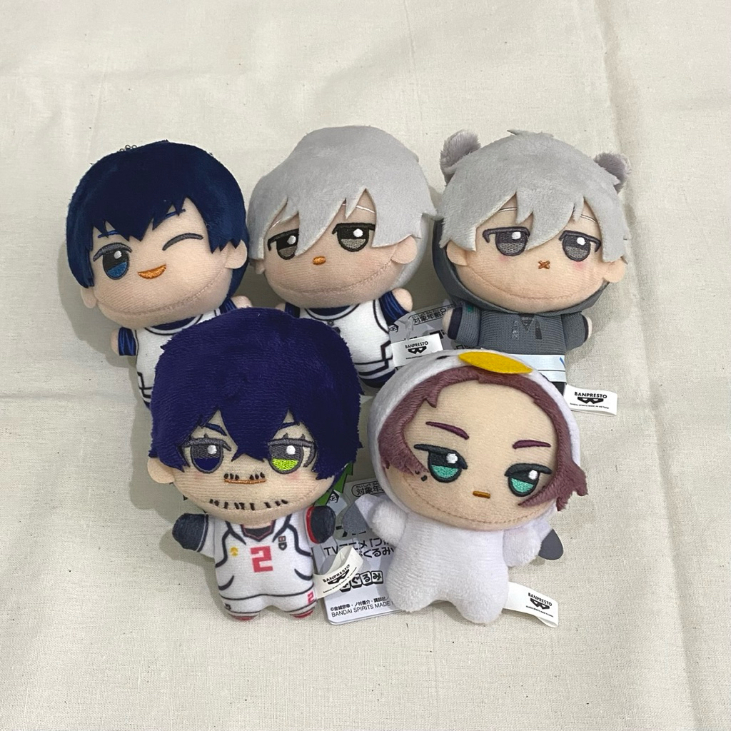 Jual Blue Lock Official Chibigurumi Isagi Yoichi Nagi Seishirou Casual ...