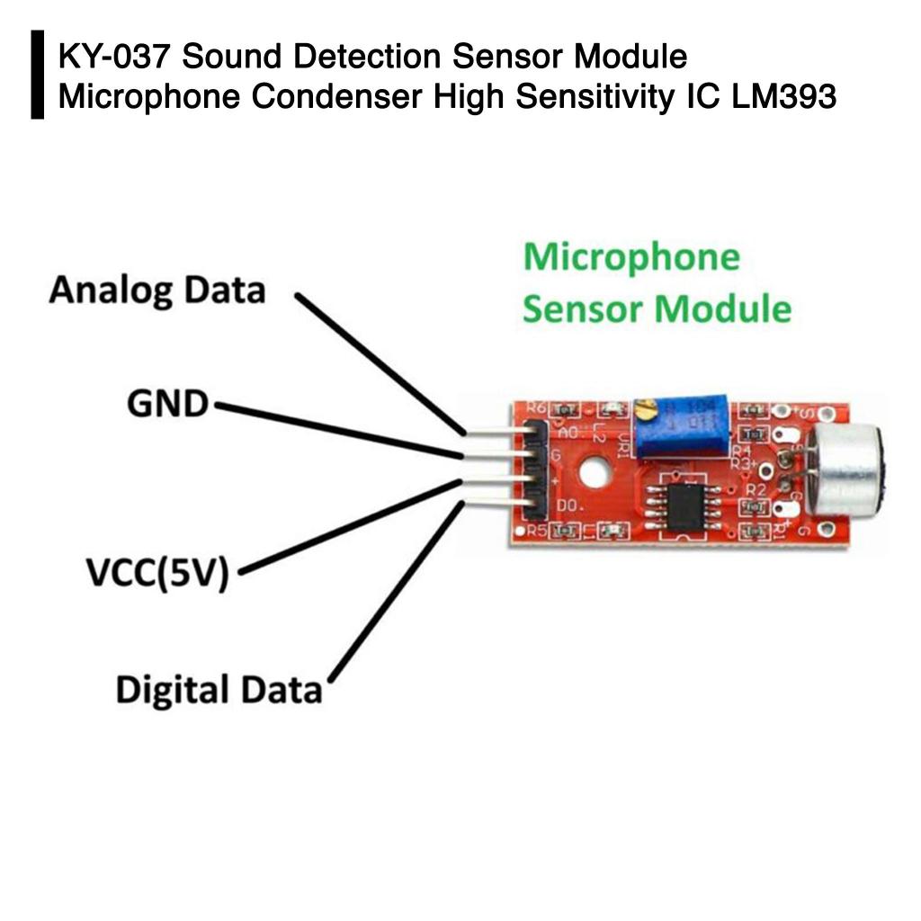 Jual KY-037 KY037 Modul Sound Sensor Suara Microphone Mic Condenser ...