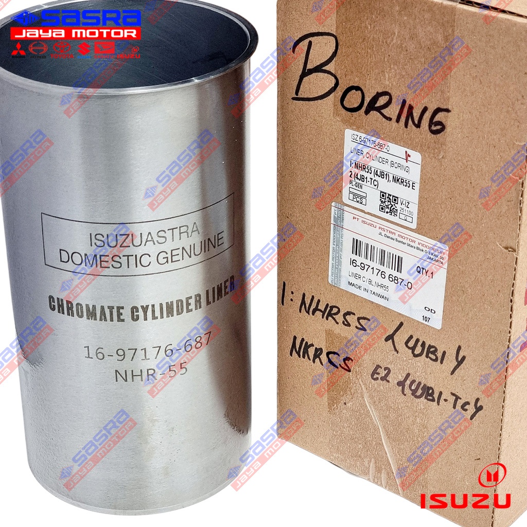 Jual Liner/Boring [HARGA 1 PCS] ORI NLR55|NHR55 (4JB1)|NKR55 E2 (4JB1 ...