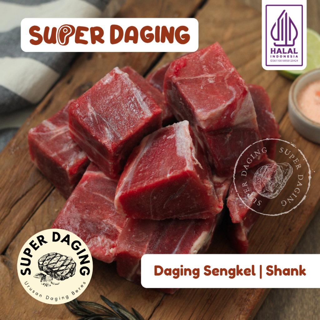 Jual SUPER DAGING Sengkel 1 kg Beef Shank untuk Rendang Empal Rawon ...