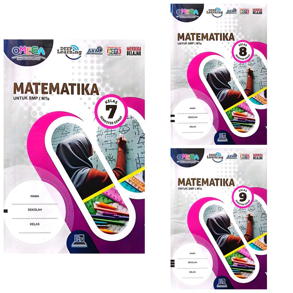 Jual LKS SMP MTS OMEGA MATEMATIKA KELAS 7 8 9 KURIKULUM MERDEKA ...