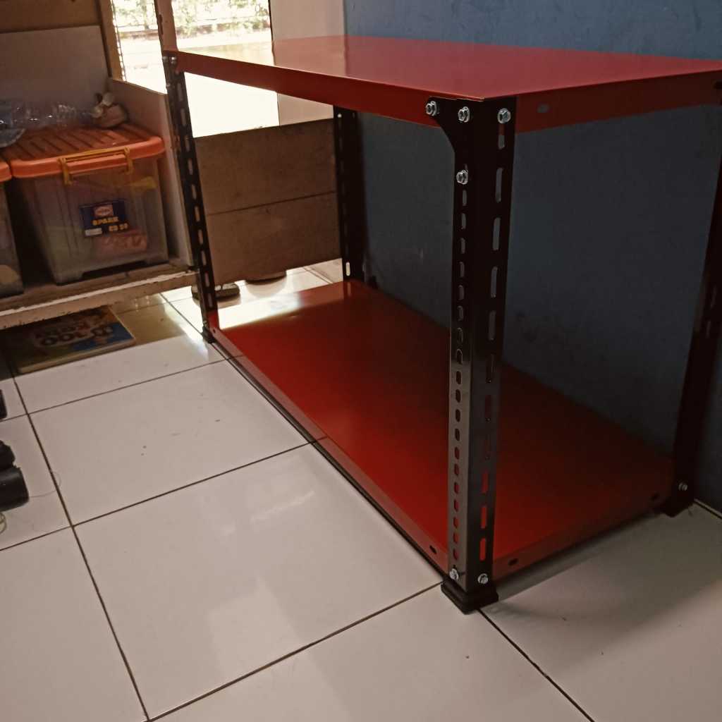 Jual rak besi 2-3 susun tinggi 50-100cm. meja kompor meja akuarium.rak ...