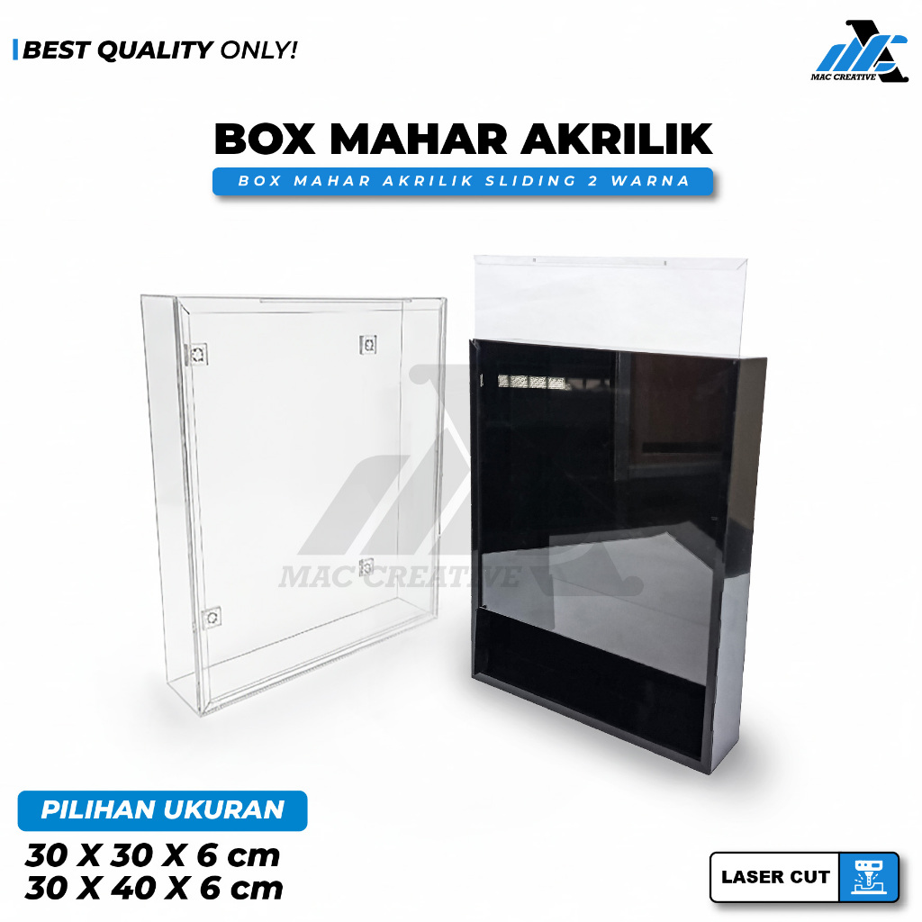 Jual Frame Mahar Akrilik - Box Mahar Akrilik Sliding - Kotak Mahar ...