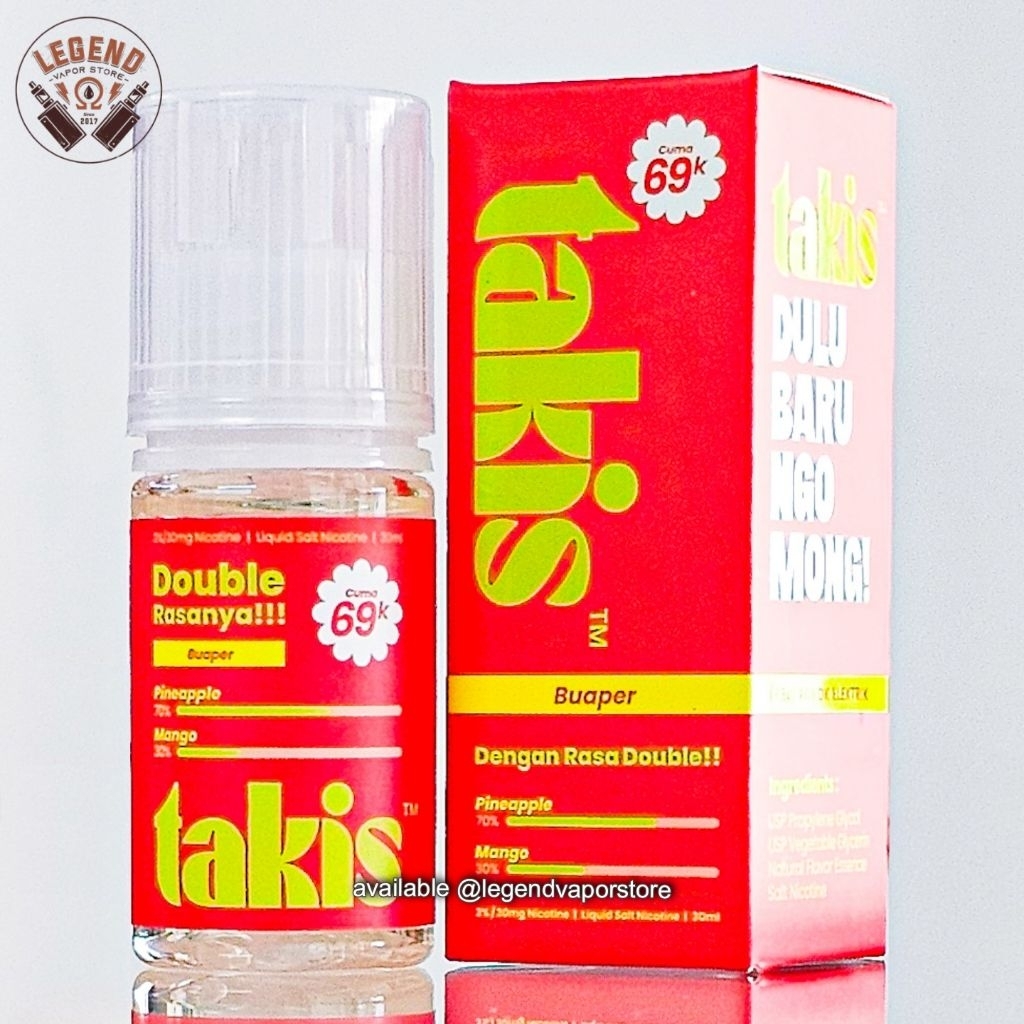 Jual SALT NIC - LIQUID TAKIS Pineapple Mango 30ML 30MG AUTHENTIC ...