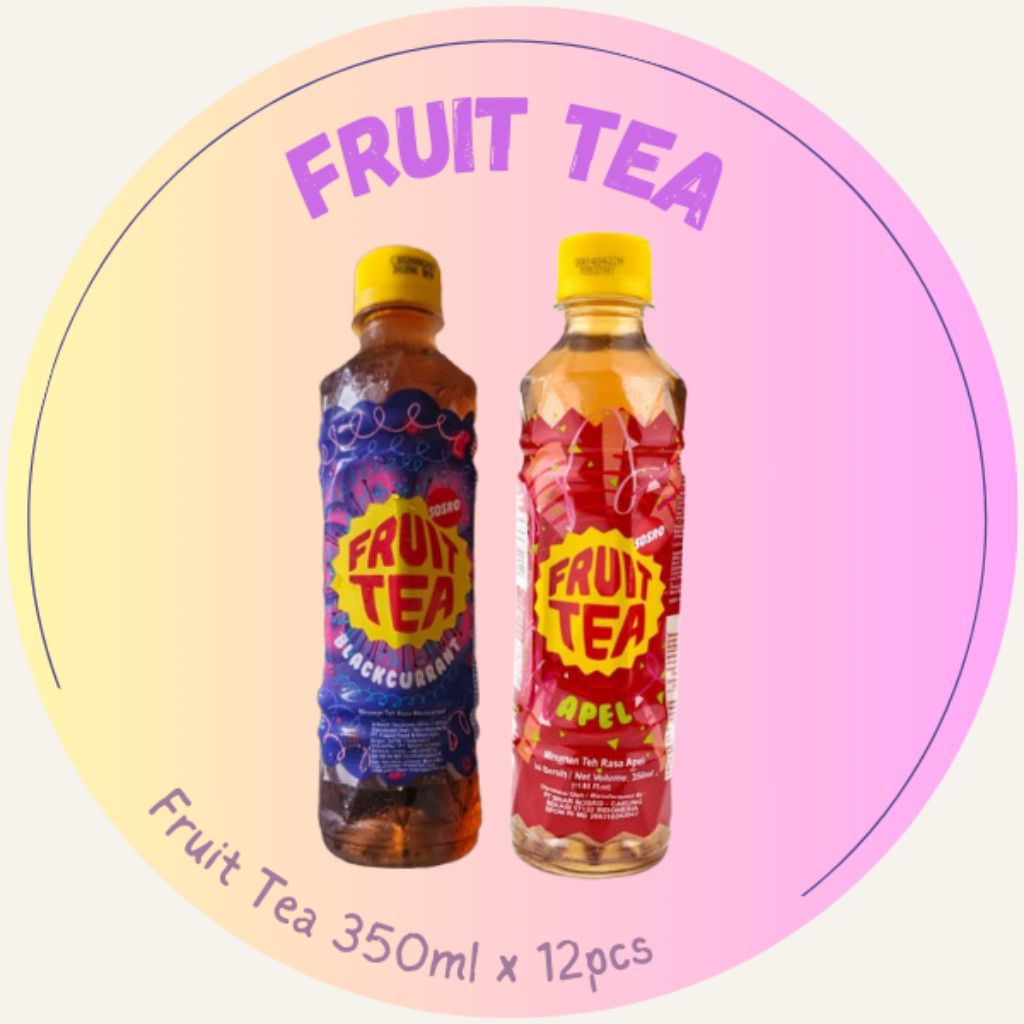 Jual Fruit Tea 350 ml Botol PET 1 Dus | Shopee Indonesia