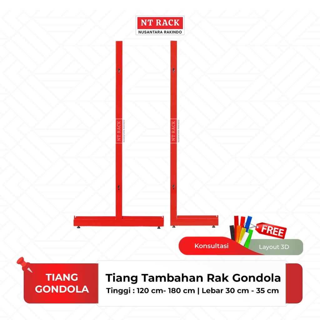 Jual Tiang Tambahan Rak Gondola Minimarket | Shopee Indonesia