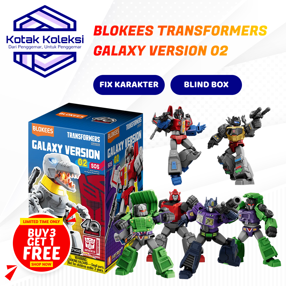 Jual FIX SELECTED CHARACTER Blokees Transformers Galaxy Version 02
