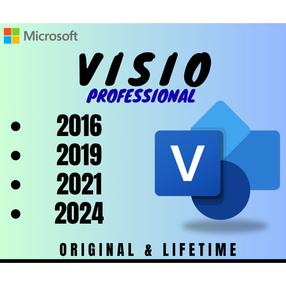 Jual Visio 2024 | 2021 | 2019 | 2016 Pro Plus Original License ...