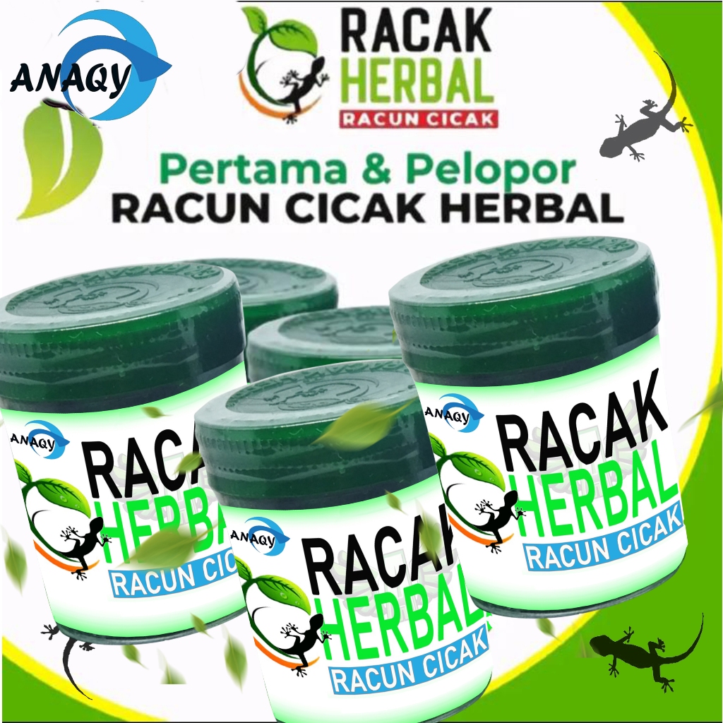 Jual ANAQY Racak herbal basmi cicak racun cicak paling ampuh, cukup ...
