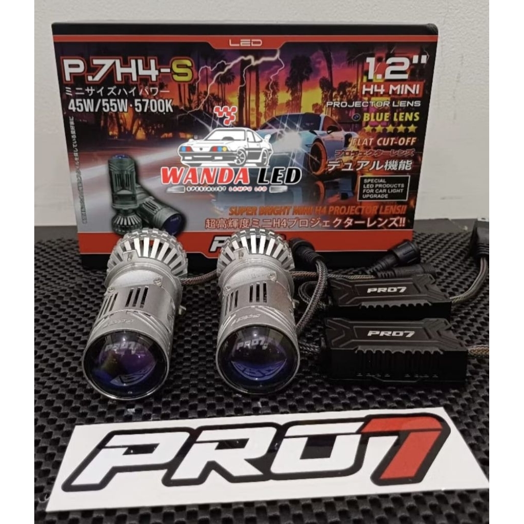 Jual MINI PROJECTOR BILED PRO7 P. 7H4-S SIMPEL CLEAN DAN PNP H4 ...