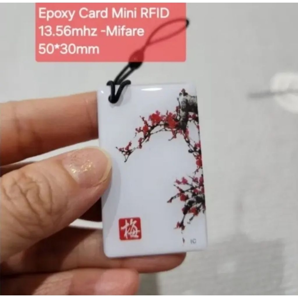 Jual Kartu RFID 13.56Mhz 1K Epoxy Mini-02 | Card Mini Epoxy RFID 13 ...