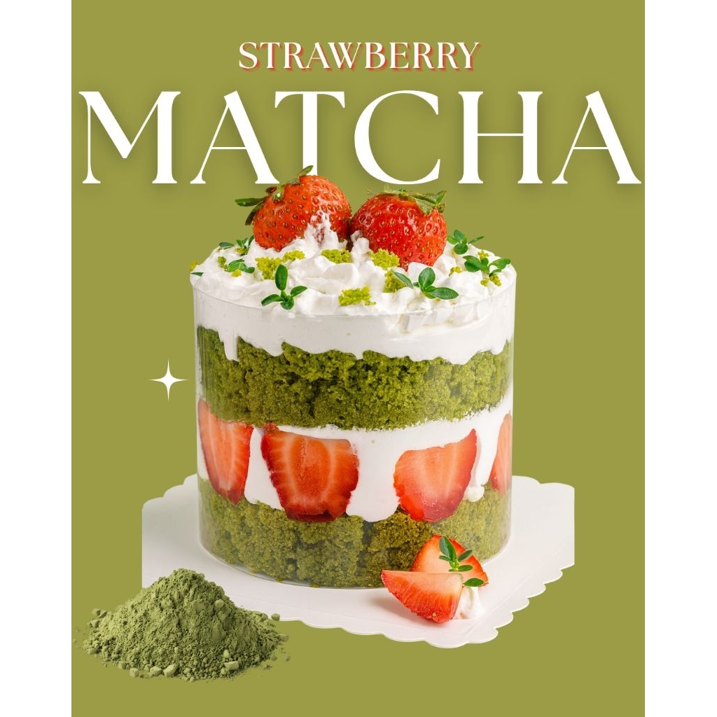 Jual Choco and Matcha Berry-Cake by Kukiekoo | Sponge Cake Lembut Rasa ...
