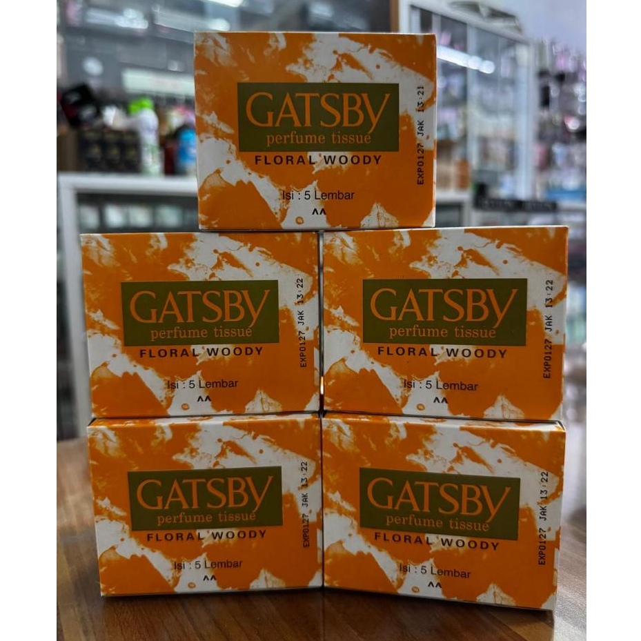 Jual Gatsby Perfume Tissue Floral Woody - Isi 5 Lembar | Shopee Indonesia