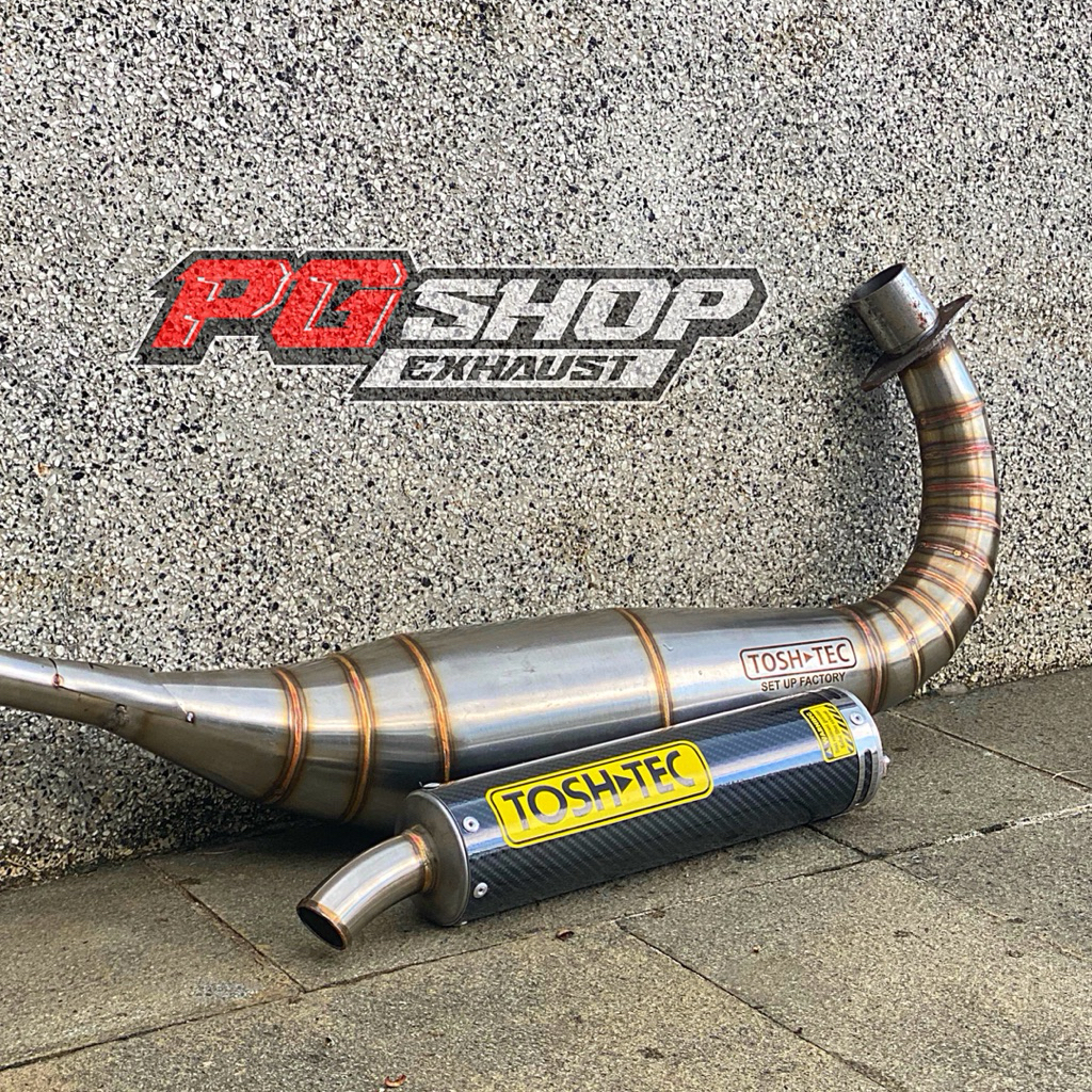 Jual Knalpot Tosh Tec Karbon Satria R & RU Type Kolong Repsol | Shopee ...