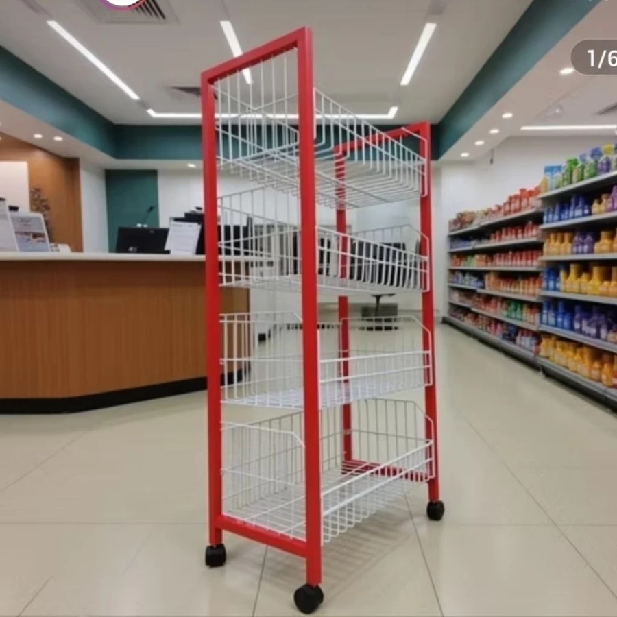 Jual Rak BESI Jumbo 5 Susun Besi/Rak Display/RAK MINI MARKET | Shopee ...