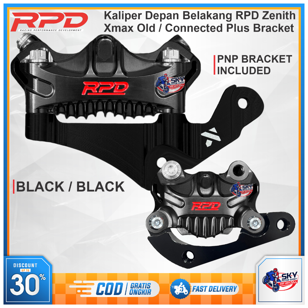 Jual Kaliper RPD Xmax Old / Connected Depan Belakang Radial P 100 Disc ...
