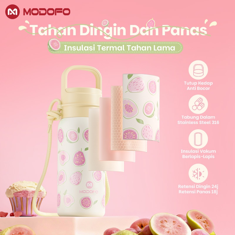 Jual MODOFO Tumbler Aesthetic 500ml Stainless Botol Minum Anak ...