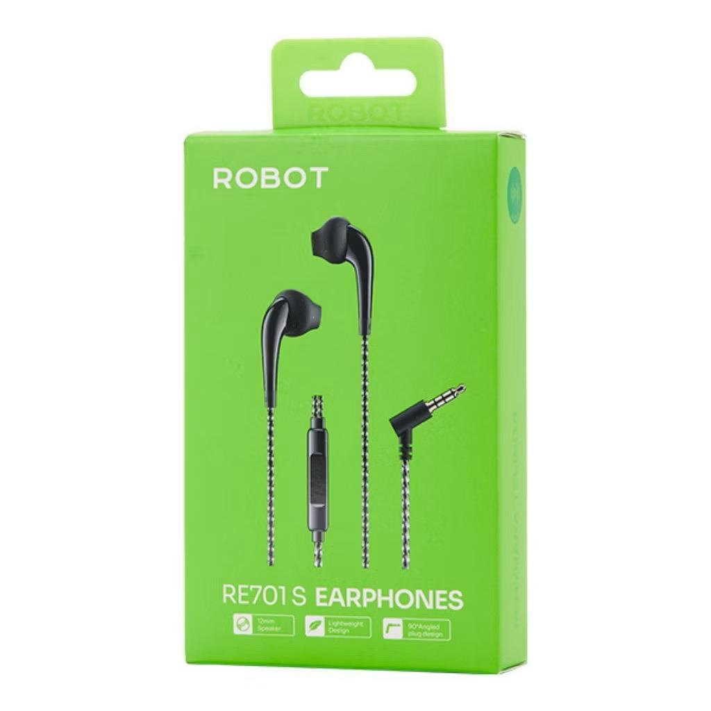 Jual ROBOT RE701 S RE701S HEADSET EARPHONE HANDSFREE HALF SOFT IN-EAR ...
