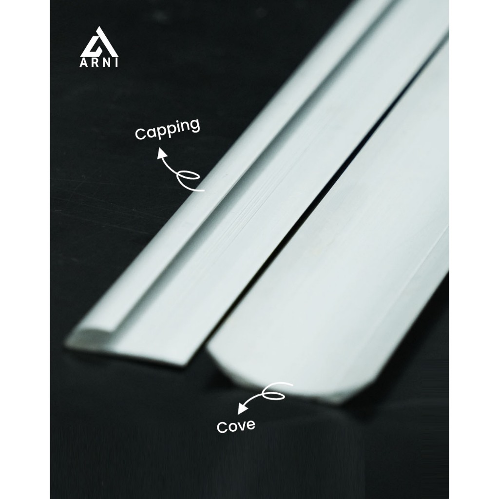 Jual List Capping dan Cove Aluminium Panjang 2m / List Vinyl Medis ...