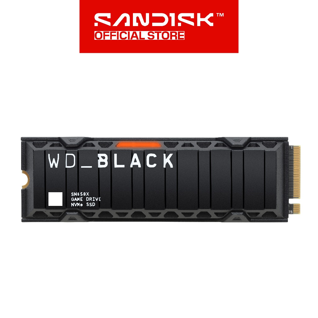 WD Black SSD SN850X 1TB / 2TB / 4TB With Heatsink M.2 PCIe Gen4 NVMe 2280 (2)