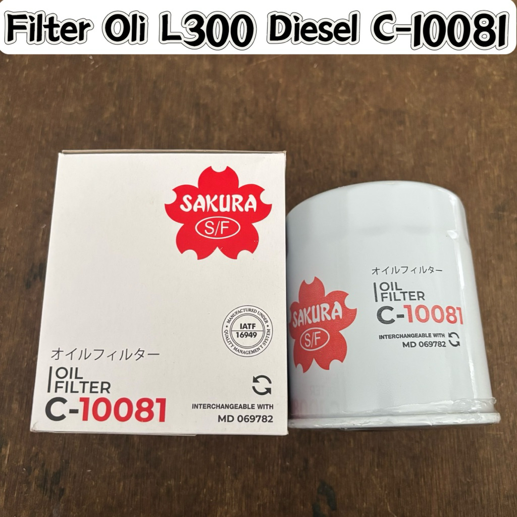 Jual filter oli l300 diesel sakura C-10081 / filter sakura C10081 ...