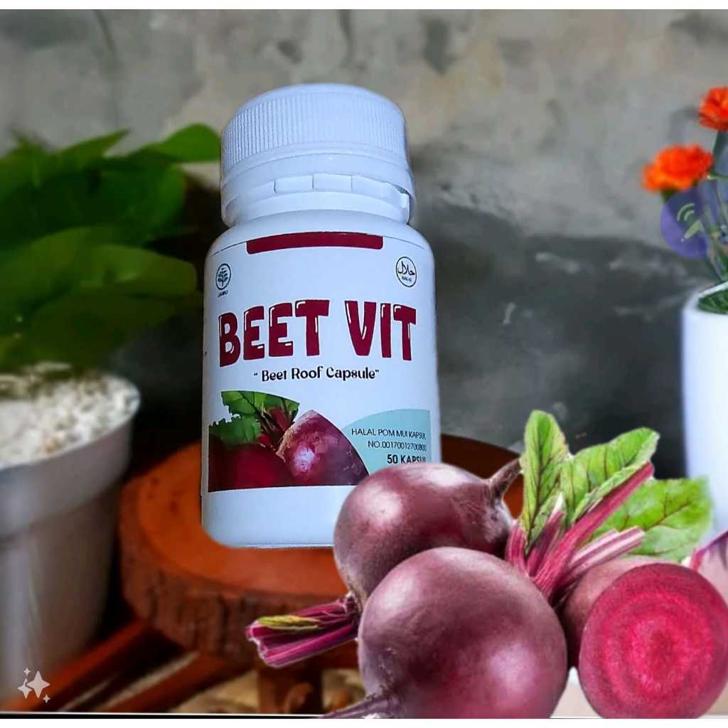 Kapsul BEET VIT || Meningkatkan HB Dalam Darah Dan Menjaganya Tetap Normal, Solusi Penderita Anemia