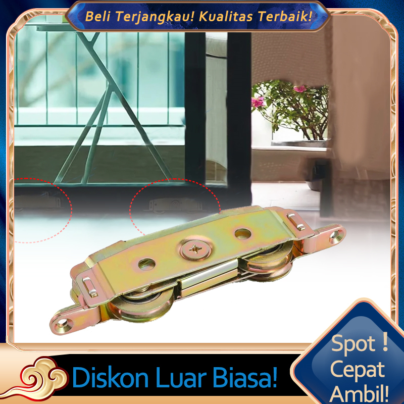 Jual Roda Sliding Double Heavy Duty Double Roller Sliding Wheel ...