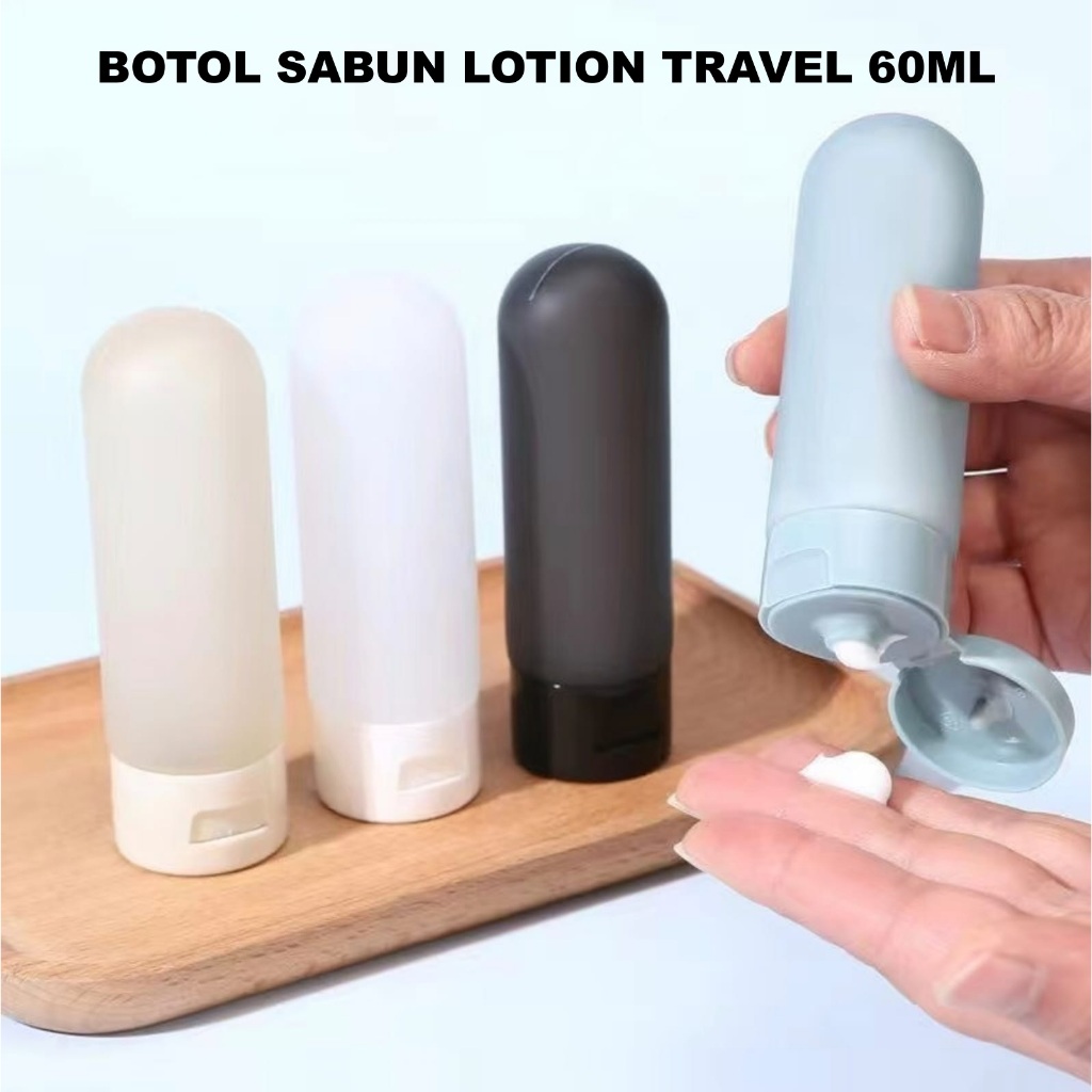 Jual Botol Sabun Lotion Bulat Mini Travelling Botol Sabun Shampoo Cair ...