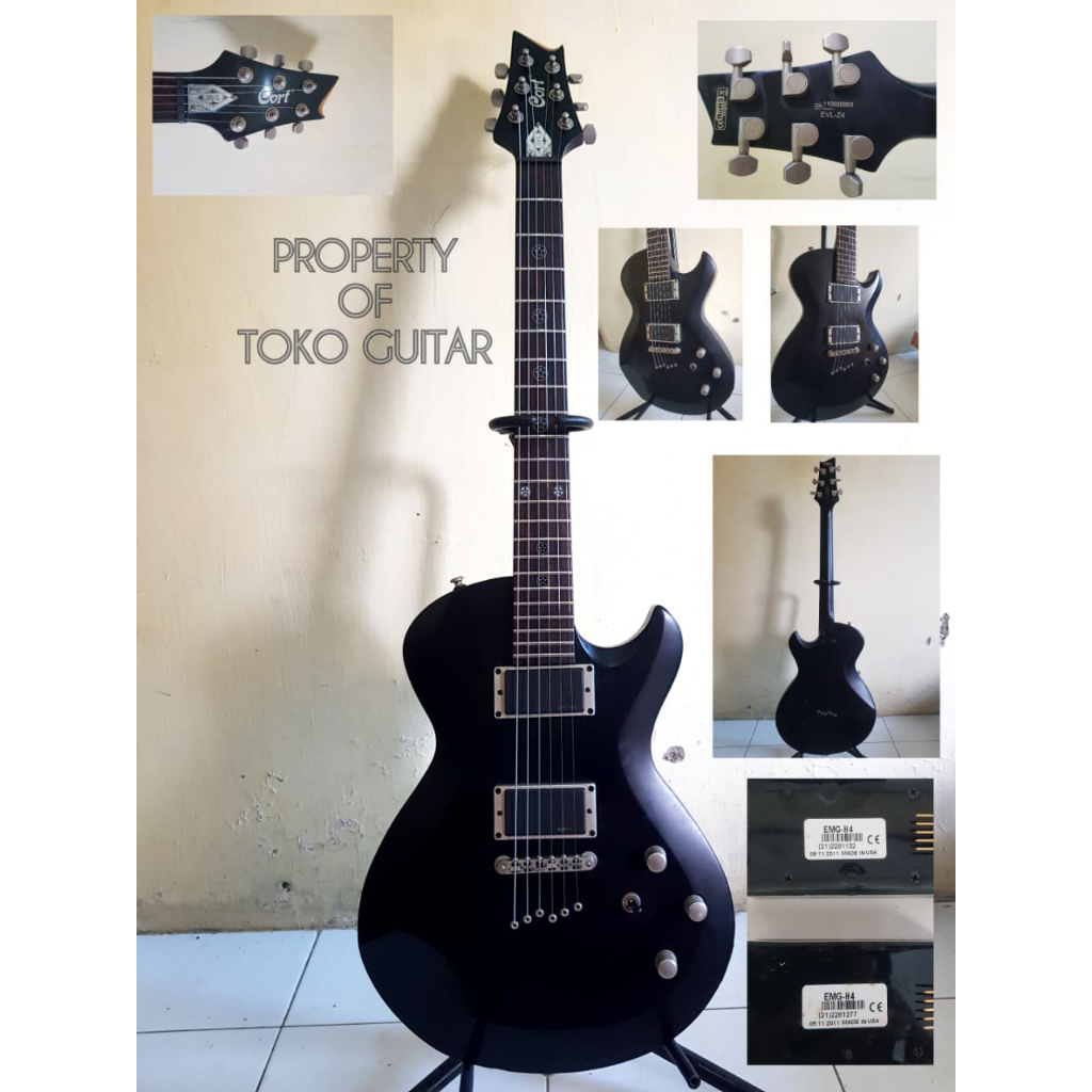 Jual GITAR CORT EVL Z4 EMG HZ SET (FULL ORIGINAL PART) | Shopee