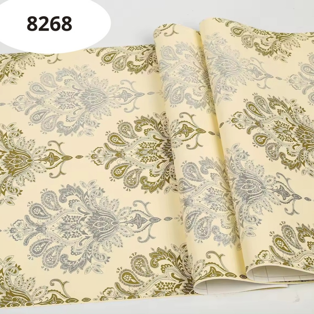 Jual WALLPAPER /STICKER DINDING MOTIF BATIK COKLAT | Shopee Indonesia